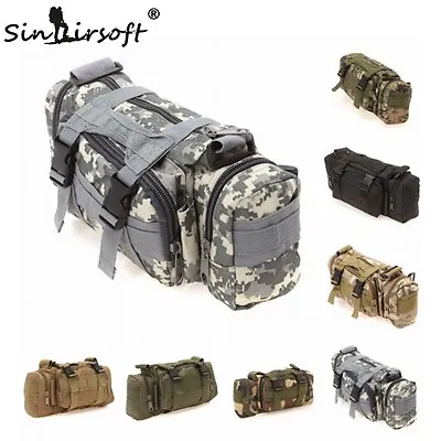 Outdoor Military Tactical MOLLE Shoulder Bag Waist Pouch Pack Camping Hiking Bag • $20.99