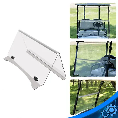 Fit Yamaha DRIVE G29 Clear Acrylic Windshield Folding Windscreen Golf Cart 07-16 • $79