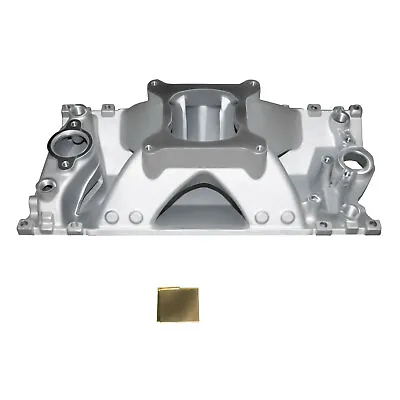 Single Plane High Rise Intake Manifold W/ Vortec Heads 52033 For Chevy SBC 350 • $135.99