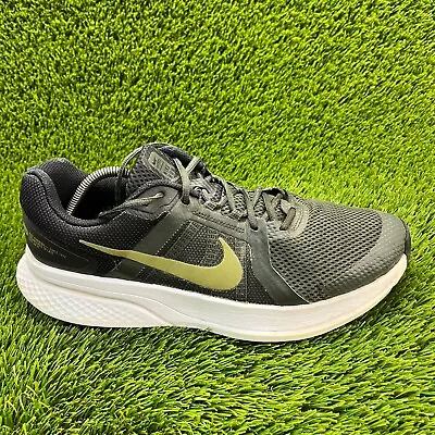 Nike Run Swift 2 Mens Size 13 Green Athletic Running Shoes Sneakers CU3517-301 • $29.99