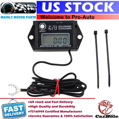 Tachometer Tach Hour Meter Spark Boat Outboard Motor For Mercury Yamaha Johnson • $21.89