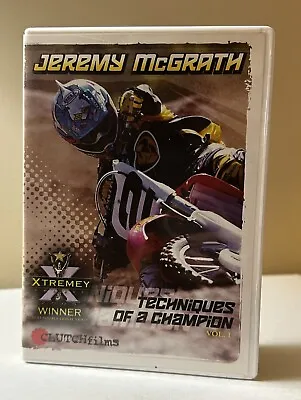 Jeremy McGrath Techniques Of A Champion Vol. #1 2004 DVD Clutchfilms Motocross • $8.49