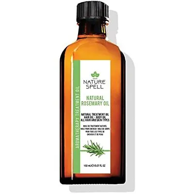 Nature Spell Rosemary Oil For Hair Growth And Skin Treat Dry Damaged Hair 150ml • £9.94