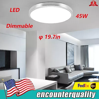 Ceiling Light Dimmable LED Kitchen Lamp Home Fixture 45W With Remote Control • $31.35