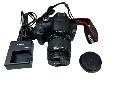 Canon EOS 2000D 24.1MP Digital SLR Camera - Black (Kit With 18-55 F/3.5-5.6... • £314.99