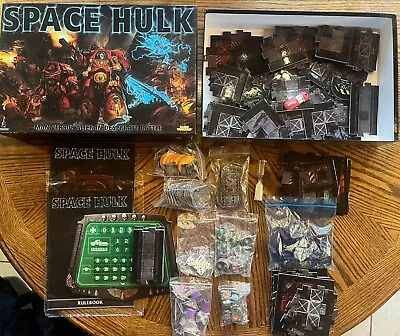 Warhammer 40K SPACE HULK Set - NO MINIATURES - Rare Terrain Boards BOX Dice + • $85.99