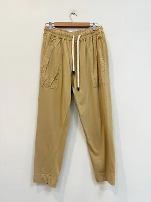 Designer Bassike Size 1 8 AU Tan Organic Cotton Perfect Women's Pants • $100