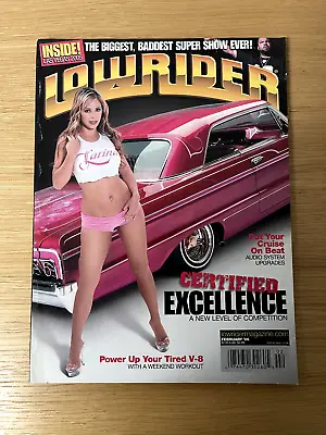 VINTAGE LowRider Magazine February 2006 Car Shows Las Vegas Englishtown • $12
