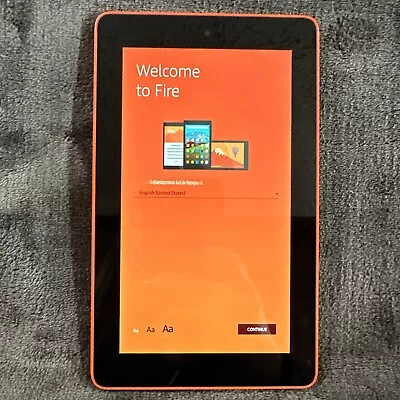 Amazon Kindle Fire HD 7 (5th Generation) SV98LN Orange7 Inch Wi Fi Tablet • $24.99