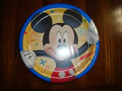 Mickey Mouse 6 3/4 In. Party Paper Plates 8ct  NEW • $5.99