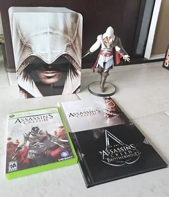 $89.99 • Buy ASSASSIN'S CREED II 2 MASTER LIMITED EDITION XBOX 360 BOX BOOK STATUE GAME! C69