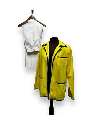 Hi De Hi Yellow White Uniform Size M/L - Ex Hire Fancy Dress Costume • £18