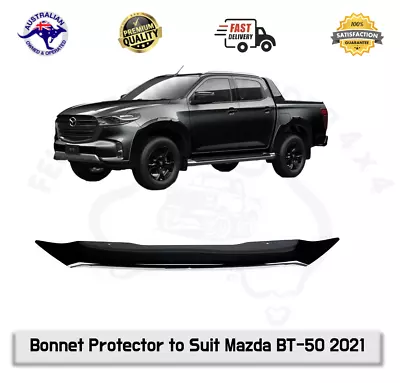 Bonnet Protector Hood Guard Bug Deflector To Suit Mazda BT-50 BT50 2020+ MY21+ • $84.62