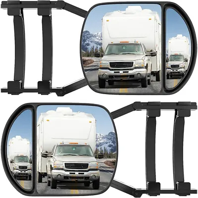 2pcs Adjustable Caravan Trailer Towing Mirror Clip-On Extension Mirror For Ford • $49.99