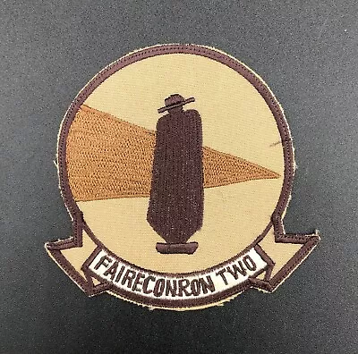 US Navy FAIRECONRON Two VQ-2 Desert Color Theatre Made Patch OIF OEF • $15