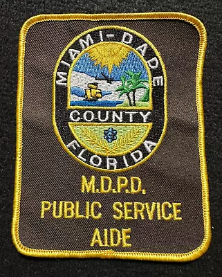 Florida - Miami-Dade County Police Department Patch / MDPD Public Service Aide • $2