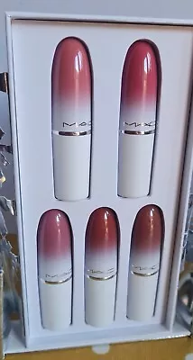 MAC Frostbitten Kiss Lustreglass Lipstick Set (BNIB) • £48