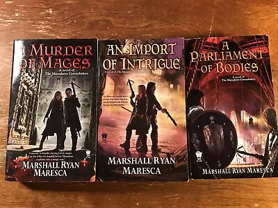 Maradaine Constabulary Trilogy Marshall Ryan Maresca Fantasy 3 PB Novel Lot • $6