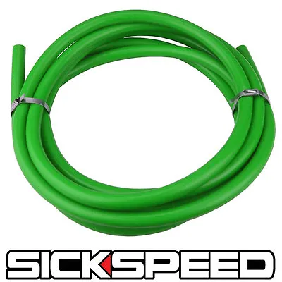 $19.88 • Buy 3 Meters Green Silicone Hose For High Temp Vacuum Engine Bay Dress Up 8mm Air C