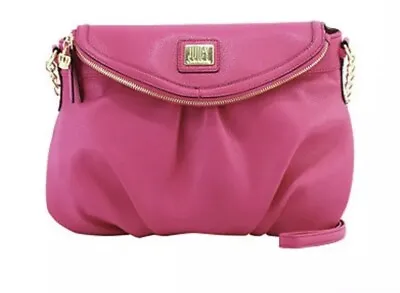 Juicy Couture Women's Preppy Pink Large Tunnel Flap Cross Body Bag-NWT • $43.99