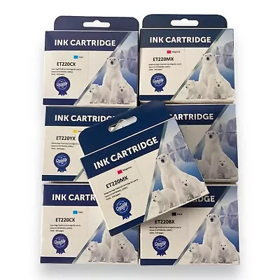 7x Ink Cartridges 220XL Alternative For Epson Workforce WF-2750 WF-2760 WF-2630 • $21.95