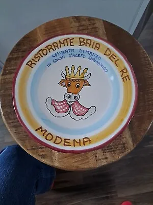 RISTORANTE DEL BUON RICORDO  1997  VIETRI Decorative Plate  • $25