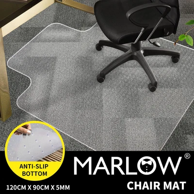 $33.99 • Buy Marlow Chair Mat Carpet Floor Protector PVC Home Office Room Computer Mat 120x90