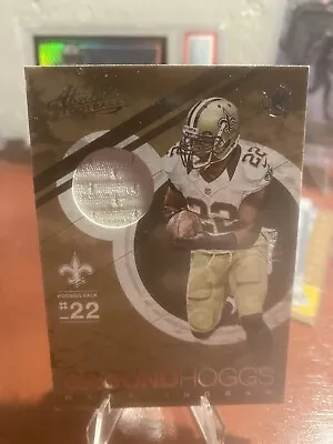 2016 Absolute Football Mark Ingram Ground Hogs Game Used Patch /50 #15 • $3