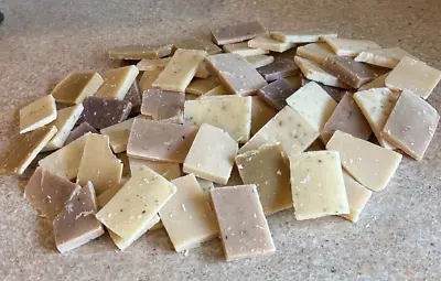 Natural Traditional Handmade Soap Mixed Set Of Chunks 1.9kg Only £17.95 FREE P&P • £17.95