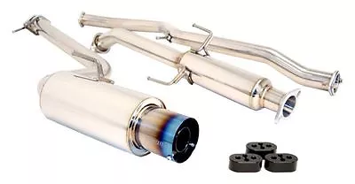 Megan Catback Cat Back Exhaust Drift Spec Blue Ti Tip 2.5  For 11-up Scion Tc • $465.92