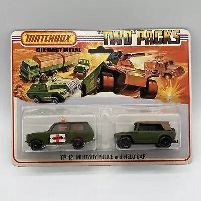 1960's Matchbox Two Pack TP-12 Military Police And Field Car Mint In Pack • $49.99