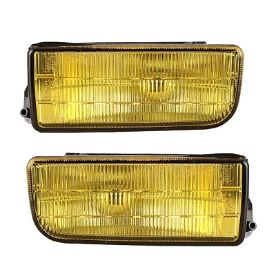 Fog Lights For 92-99 BMW E36 M3 3 Series 92-98 Factory Lamps Yellow Glass Lens • $37.99