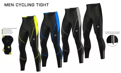 New Mens Cycling Tights Winter Thermal Padded Pants Cycle Bike Bicycle Trousers • $17.98