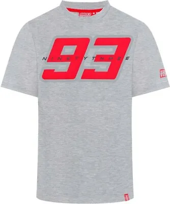 Official Marc Marquez Big Ant MM93 Grey T'Shirt - 19 33005 • $37.88