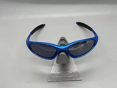 Vintage Oakley Minute 1.0 Electric Blue W/Black Iridium Lenses Rare!! • $289