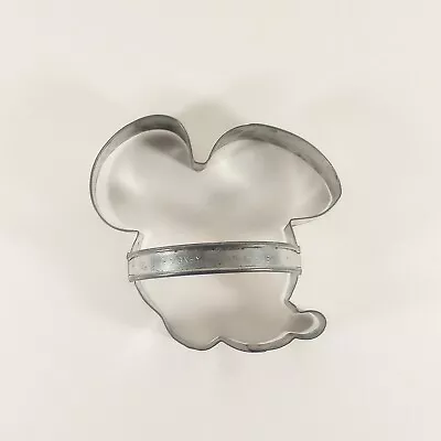 Vintage Disney Mickey Mouse Head Cookie Cutter 1950's Tin Metal  Made In USA • $14.95