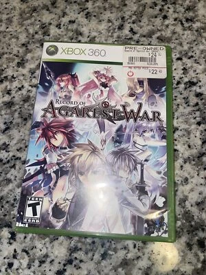 $9.99 • Buy Record Of Agarest War (Microsoft Xbox 360, 2010) CIB