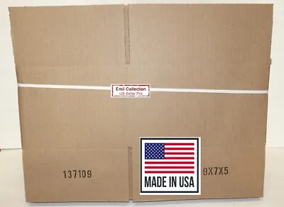 25 Of 9x7x5 Shipping Packing Mailing Moving Single Wall Corrugated Box Bundle • $29.99