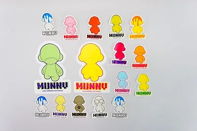 16 Stickers Lot Kidrobot Munny Drip Glasses Peace Rare Ones • $15.99