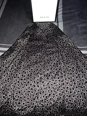 Men’s Gucci Long Sleeve Leapored Print Shirt Size: XXL • $280