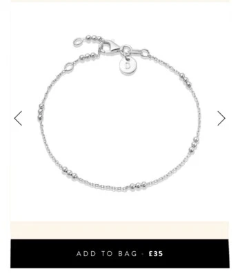 £25 • Buy Daisy London Triple Bead Bracelet RRP£35