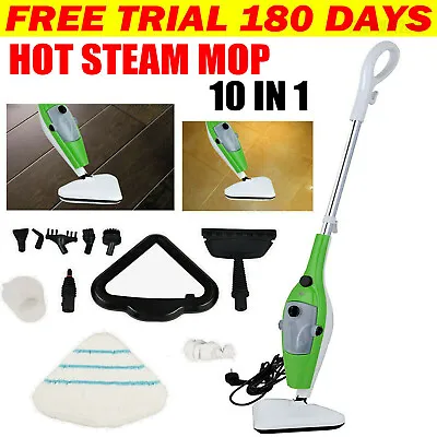 £11.70 • Buy Steam Mop 3 Pack Pads 1300W Hot Cleaner Floor Carpet Window Washer Hand Steamer