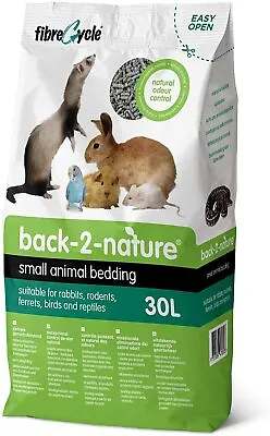 Back 2 Nature Small Animal Rabbit Hamster Bedding Litter 30L NEXT DAY DELIVERY • £21.84