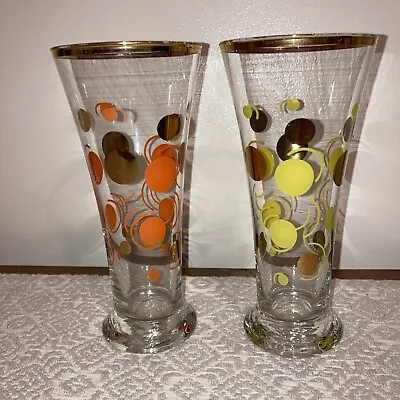 2 X Vintage Retro Glasses Beer Etc • £8