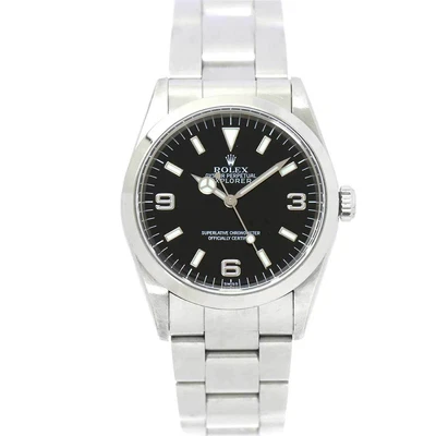$7860.22 • Buy ROLEX Explorer I 14270 Serial A Automatic Black Dial Mens Watch 90148188