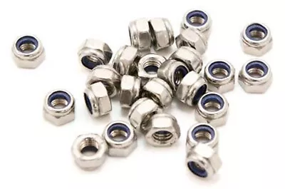 £3.47 • Buy M8 M10 M12 Metric Fine Nyloc Lock Nuts For Bolt Set Screw DIN985 T Type QTY 10