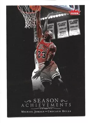 Michael Jordan 2007-08 Fleer Box Set #SH46 Season Achievements • $2.95