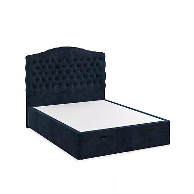 Oak Furnitureland Kendal Royal Blue King-Size Ottoman Storage Bed RRP £1299.99 • £1039.99