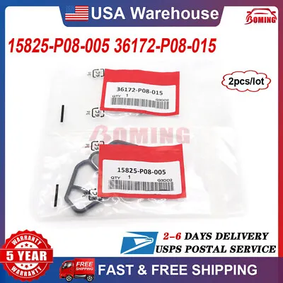 For Honda B16A2 Upper & Lower VTEC Solenoid Gaskets 15825-P08-005 36172-P08-015 • $15.46