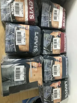 6 X Boxer Shorts Pants Underwear Multipack Trunks Levi's 3 X 2 Pack S M XL XXL • £39.99